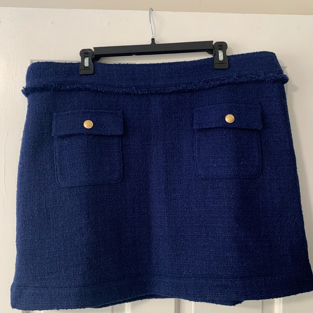 JCrew Patch Pocket Tweed Skirt